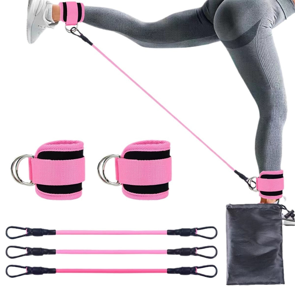 kit de faixas elásticas com tornozeleira ajustável