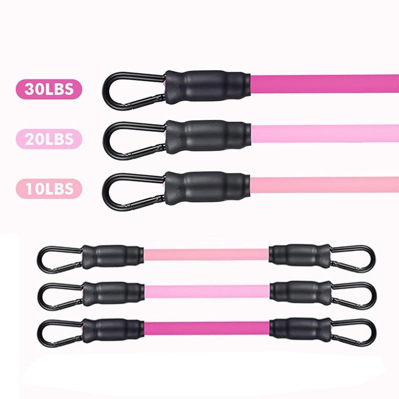 kit de faixas elásticas com tornozeleira ajustável